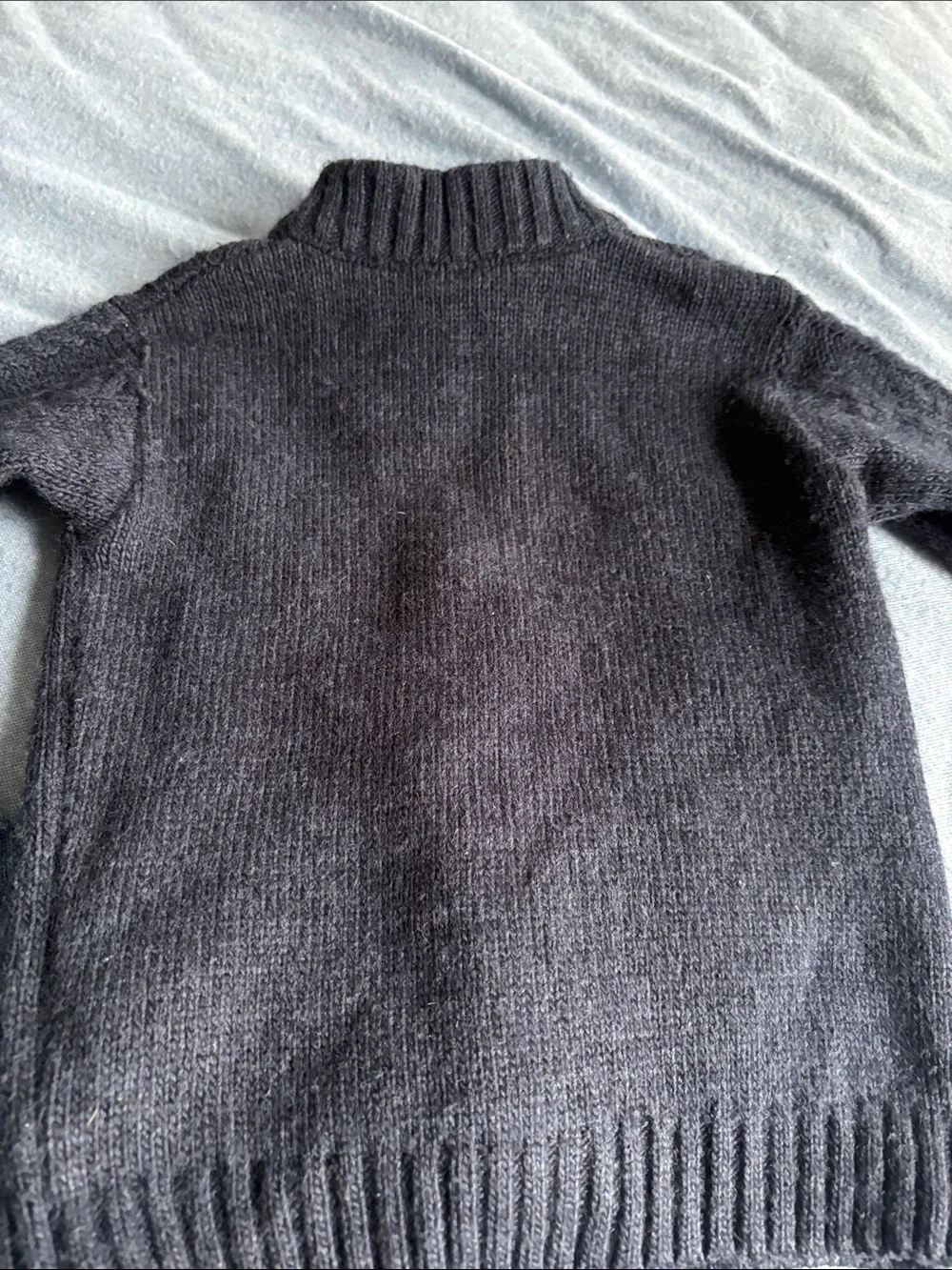 boys size 5 outfit bundle sweater & jeans navy knit cardigan denim pants